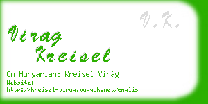 virag kreisel business card